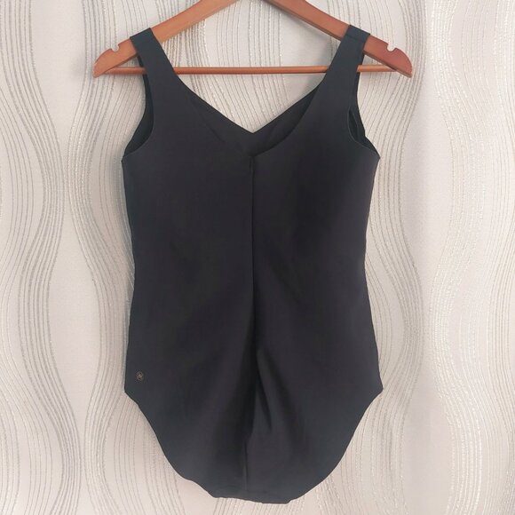 Honeylove Shapewear Thong Bodysuit Black Cami LARGE V Neck Like New - Picture 5 of 11
